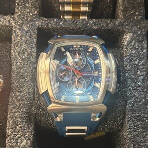 Invicta S1 Rally Diablo Men’s Watch 34511 – 53mm Quartz Chronograph Blue & Black